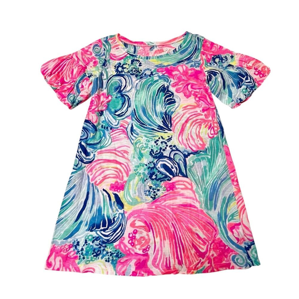 Lilly Pulitzer Beach Please Mini Lindell Dress Size 4/5